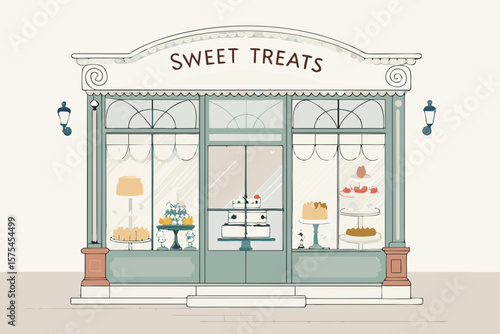 Impressive Cake Shop with Vintage - Bold and Striking Visual Story Ideal for Branding Projects
