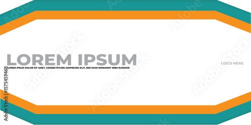 Minimalis background for banner template flayer