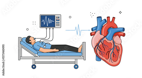 Understanding cardiac monitoring and patient vital signs in a medical setting