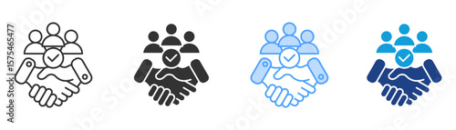 Respect Icon Set Multiple Style Collection