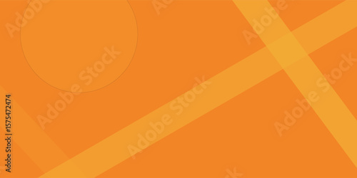 Fresh orange gradient web abstract background geometry shine and layer element vector for presentation design. simple mode type1