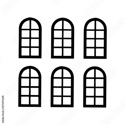 Various Architectural Window Frames building