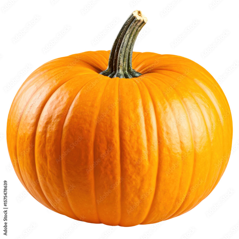 A vibrant orange pumpkin with smooth ridges and a sturdy stem, perfect for autumn decor. A vibrant orange pumpkin with smooth ridges and a sturdy stem, perfect for autumn decor.
