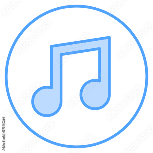 Tone Blue Icon Element For Design
