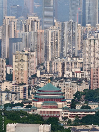 Photography Aerial view of Chongqing, China