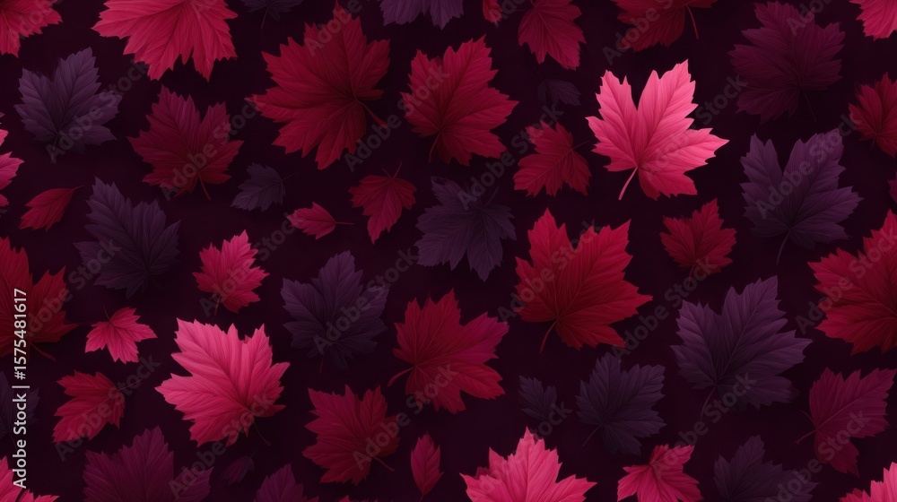 A close up of a red leafy background with a lot of red leaves A close up of a red leafy background with a lot of red leaves
