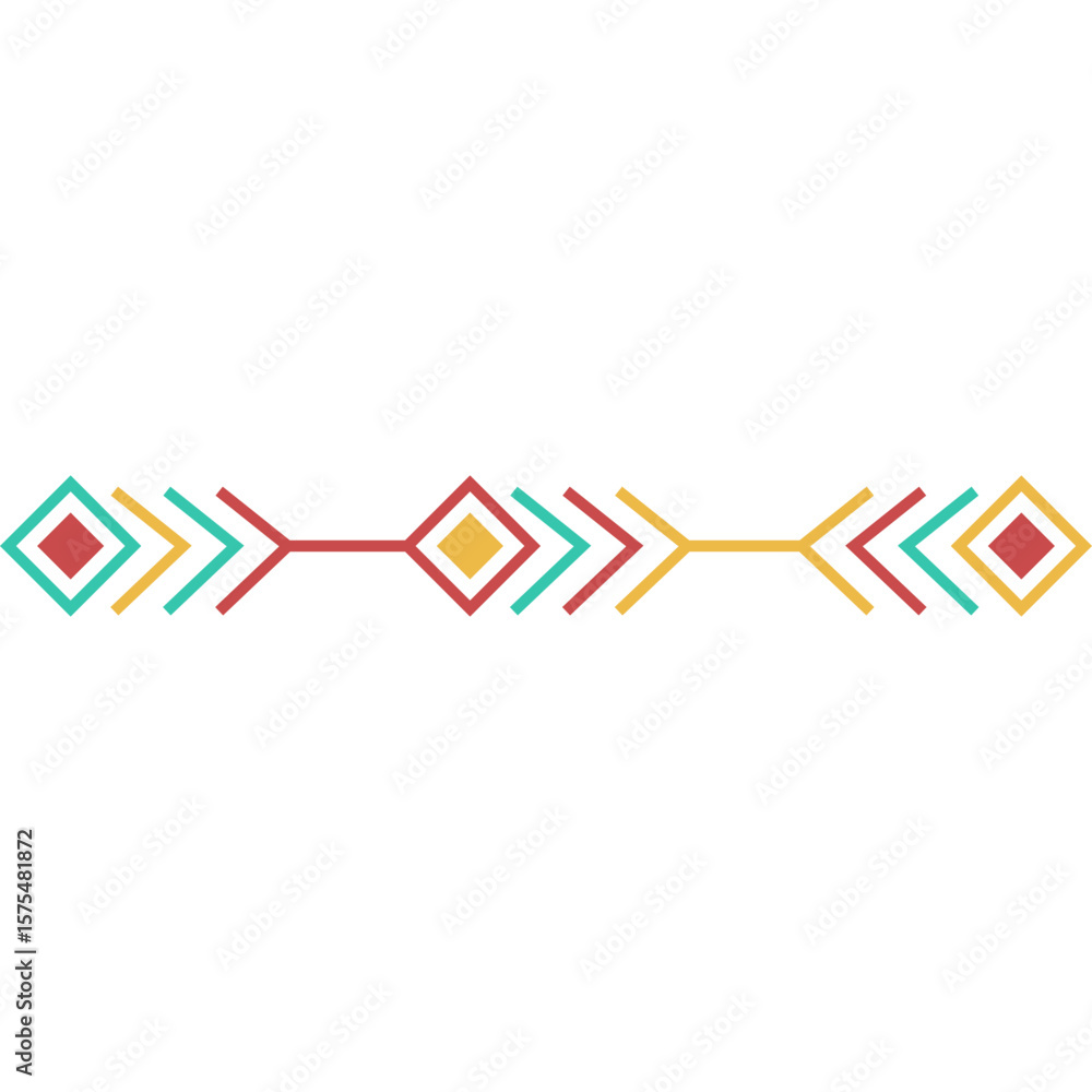Obraz premium Ethnic Ornament Border