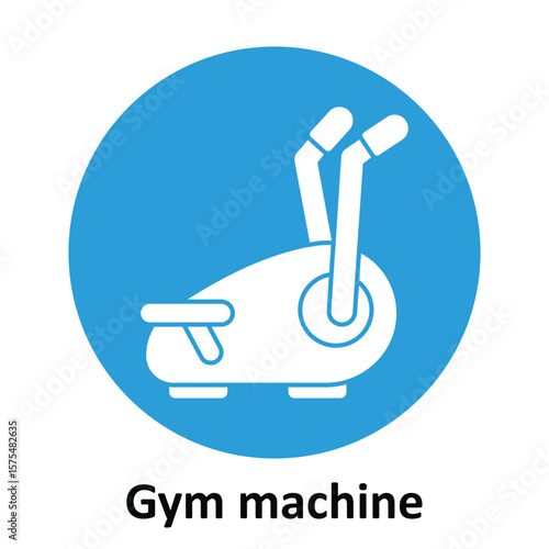 P2  Gym machine Vector Icon which can easily modify or edit