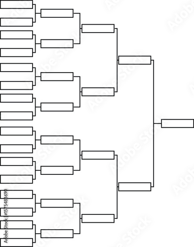 16-team bracket for the competition 
