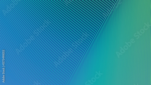 Blue Green Gradient Background with Striped Line Pattern for Fresh, Modern, and Dynamic Visual Design