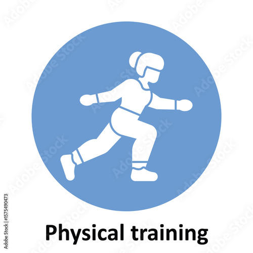 Physical training Vector Icon which can easily modify or edit