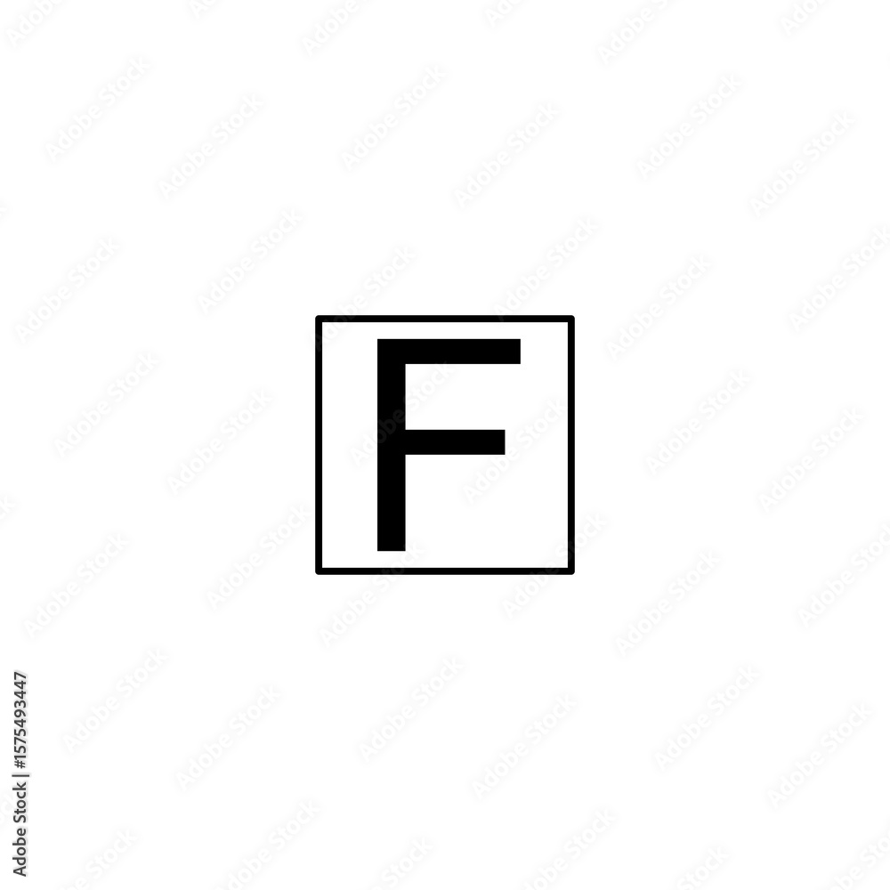 This image shows a bold, black capital letter This image shows a bold, black capital letter