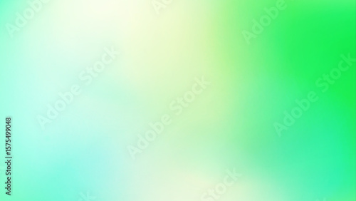 フレッシュなグリーンの淡いグラデーション背景
