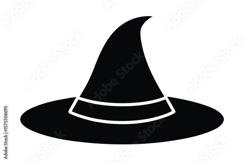 witch hat isolated on white