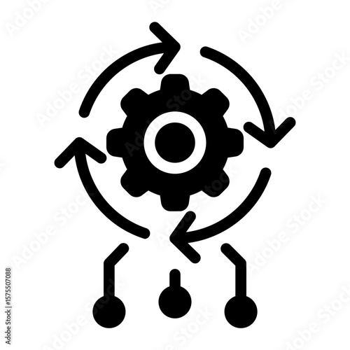 Algorithmic intelligence icon