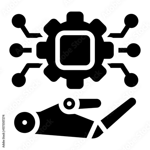 Robotic process icon