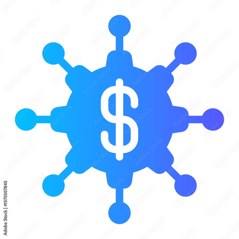 Ai in finance icon Ai in finance icon