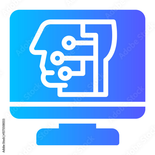 Cognitive computing icon
