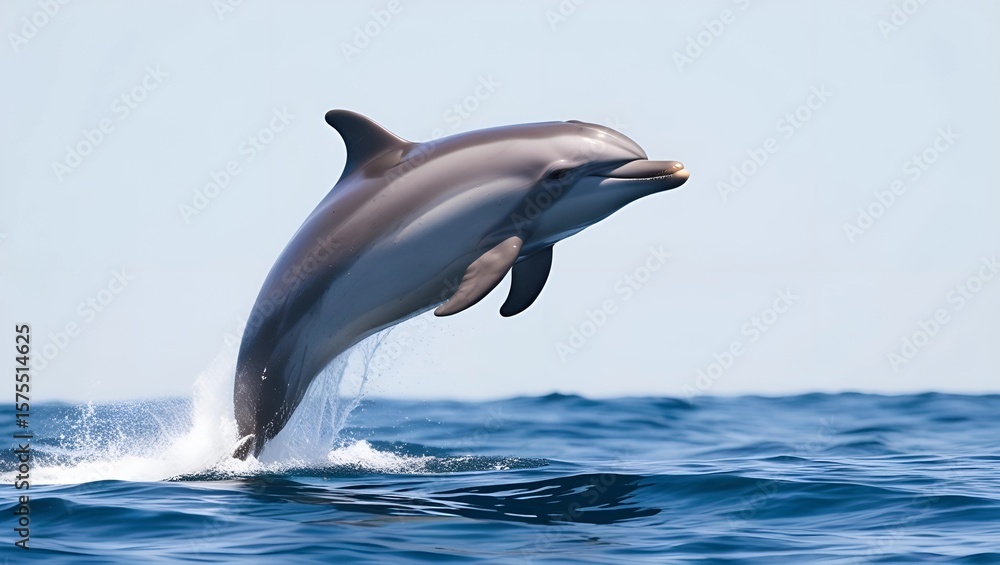 Fototapeta premium dolphin jumping out of water