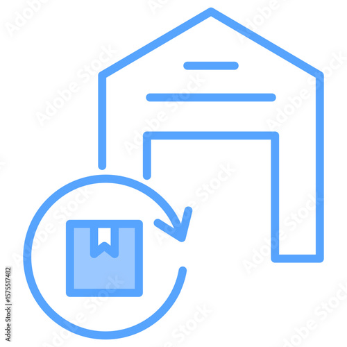 Reserve Logistics Blue Icon