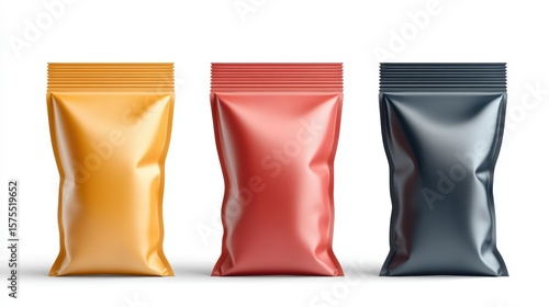 Wallpaper Mural set of snack bag without logo Torontodigital.ca