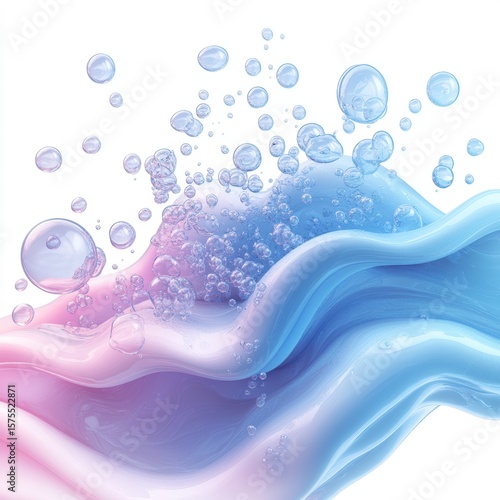 Wallpaper Mural abstract background with bubbles Torontodigital.ca