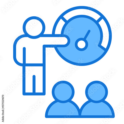 Performance Coaching  Icon Element For Design

