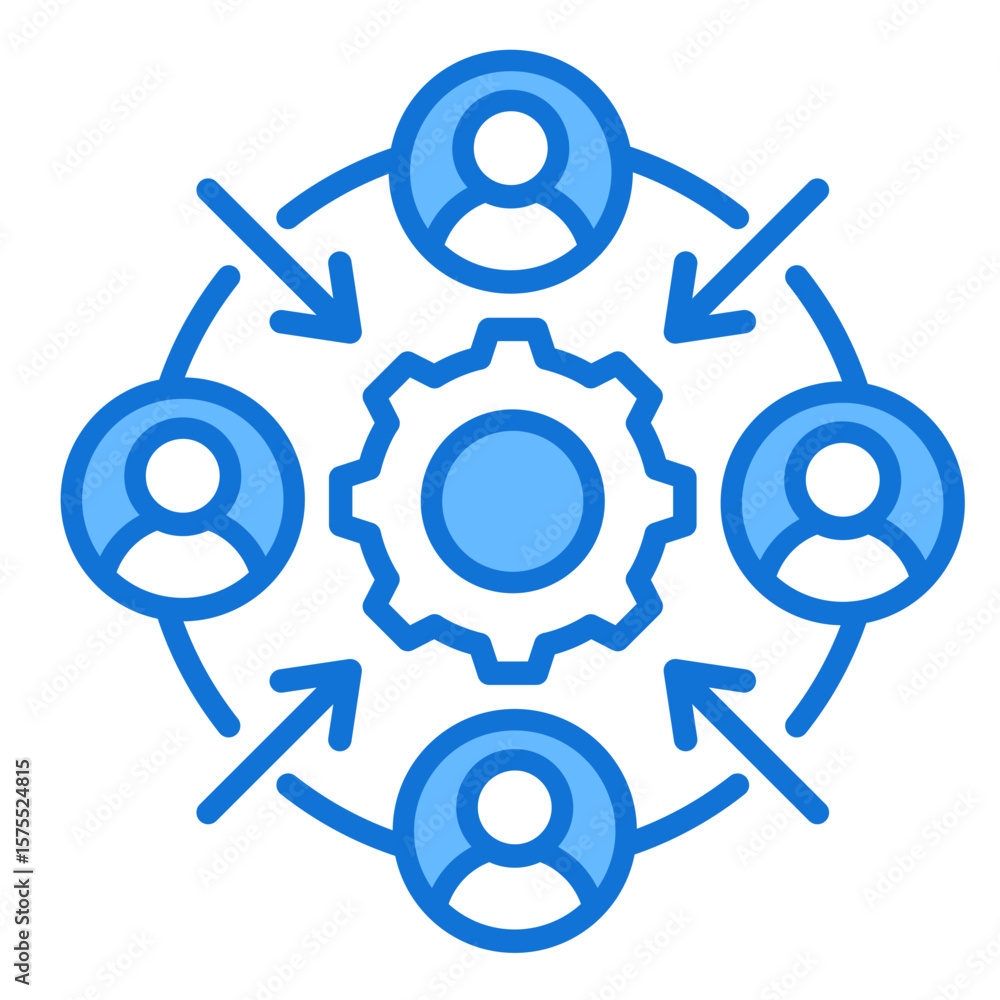 Employee Engagement  Icon Element For Design
