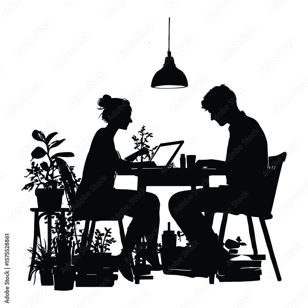 Fototapeta premium Office Workers Having Break in Relaxed Workspace