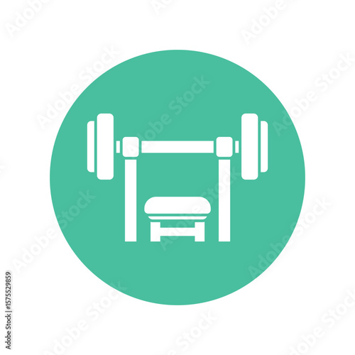 Workout machine Vector Icon which can easily modify or edit