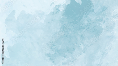 Blue watercolor background with copyspace for your design. vector.