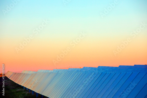 Sunset solar farm in Texas
