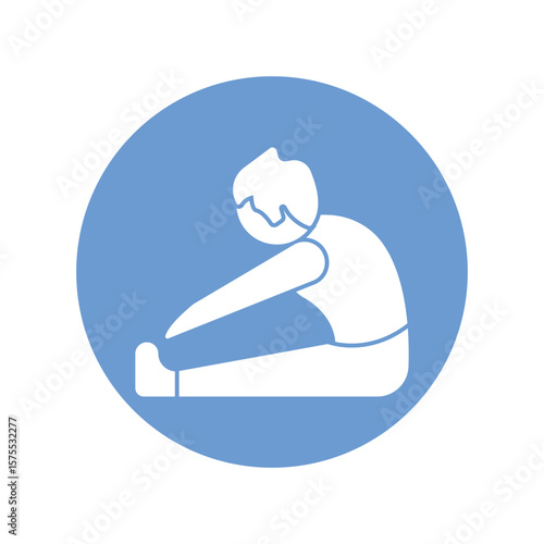Stretching Vector Icon which can easily modify or edit