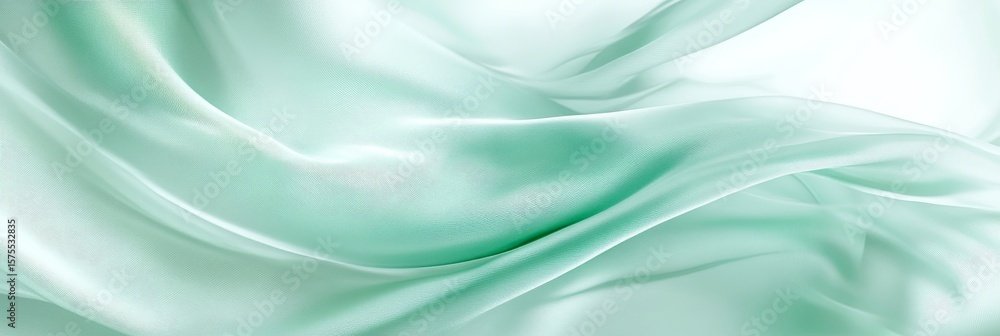 Beautiful Light Mint Wave Abstract Background with Soft Textures for Elegant Design and Advertising Beautiful Light Mint Wave Abstract Background with Soft Textures for Elegant Design and Advertising