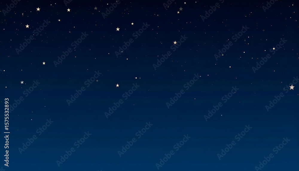 Fototapeta premium Night Sky with Stars, and Dark Blue.