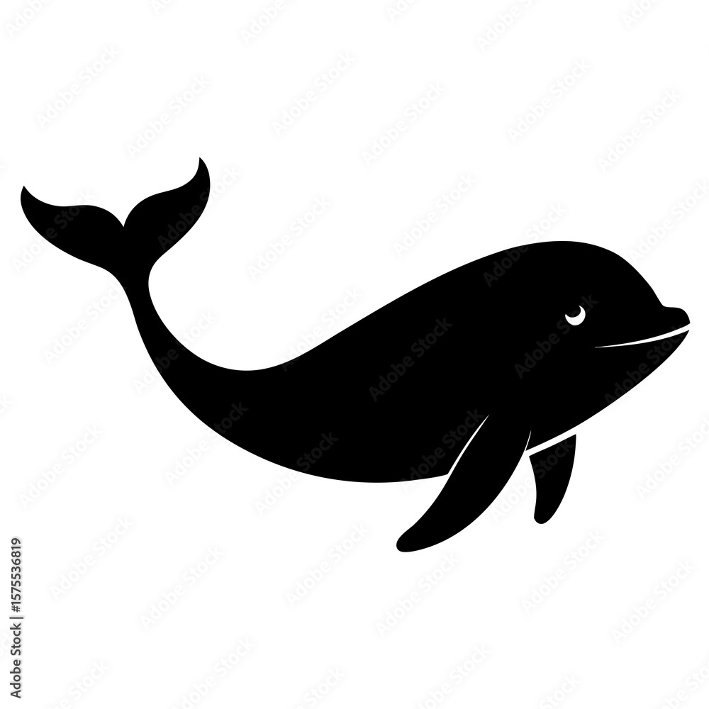 Obraz premium dolphin isolated on white background