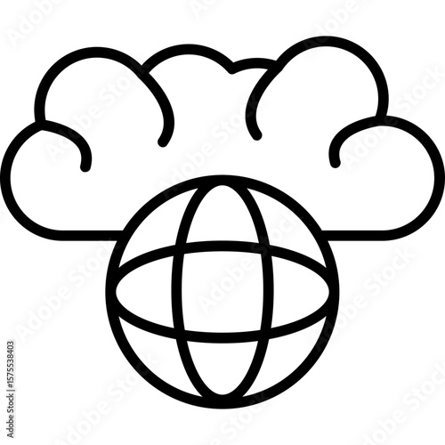 CloudCrate Icon Vector Element 