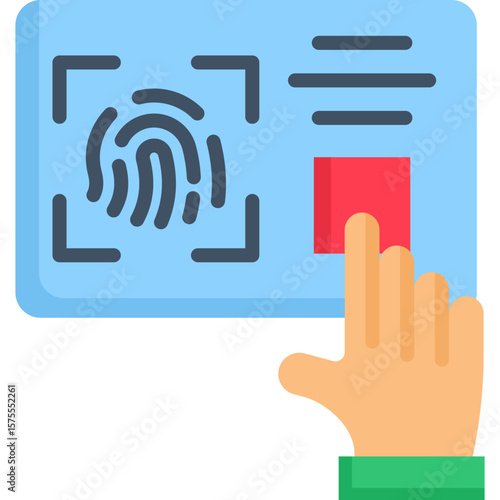 Photos Fingerprint Scanner Icon