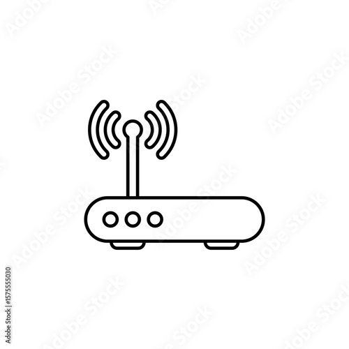 Icon a router, isolated against a clean background.
