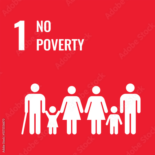 No Poverty SDGs Goal Icon