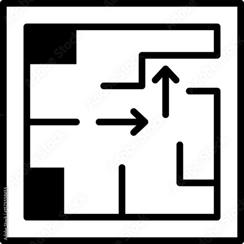 Evacuation Plan Icon