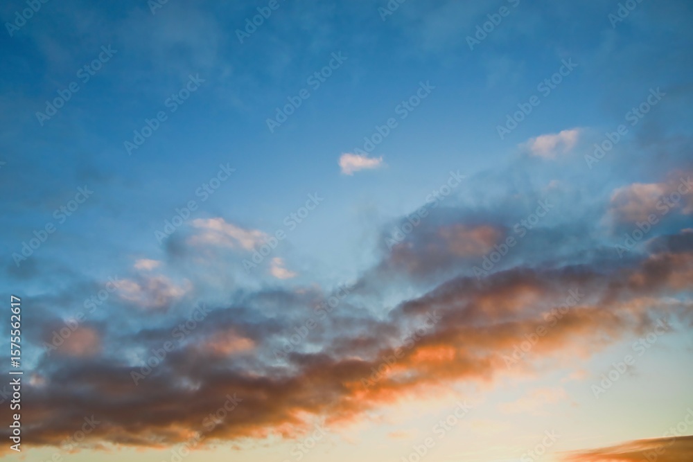 Fototapeta premium Cloud Replacement Colorful Sunrise Clouds