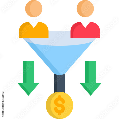 Sales Funnel Icon