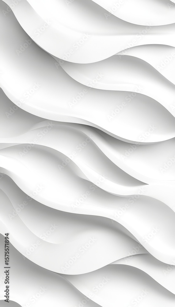 Obraz premium Abstract Wave Surface with White Lines and Textured Backdrop for a Modern and Dynamic Look