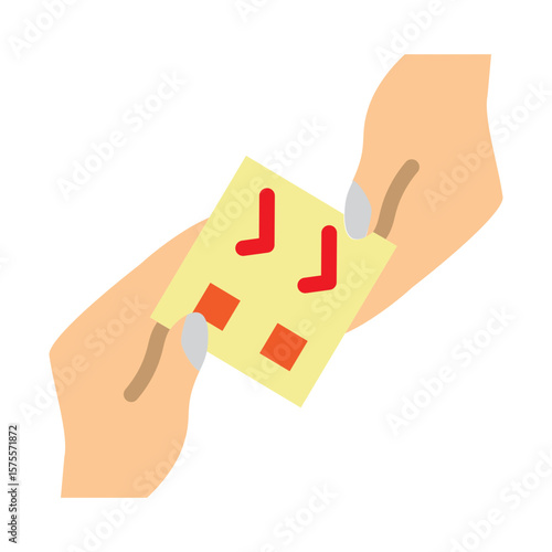 Delegated Task Vector Flat Icon Design