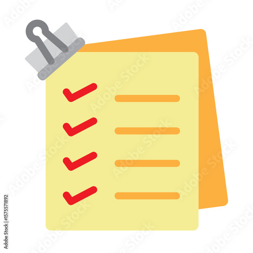 Duplicate Task Vector Flat Icon Design