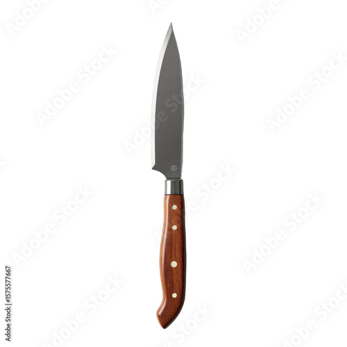 Pruning knife isolated on an empty plain background