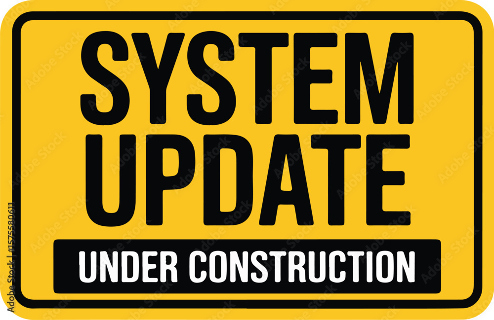 Fototapeta premium system update under.