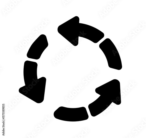 Reload icon vector editable