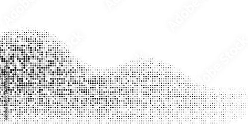 Background with monochrome dot texture. Polka dot pattern template. Background with black dots - stock vector dots basic background dots